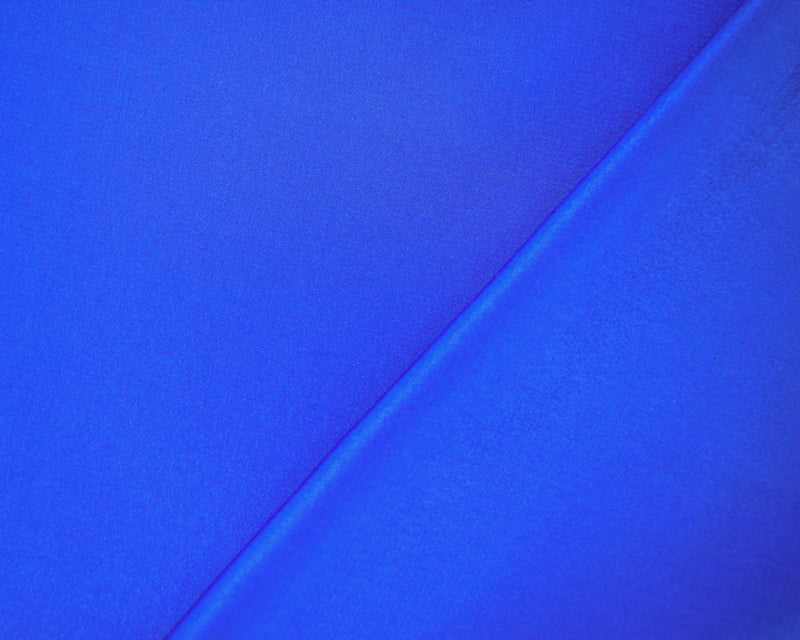 Blue Silk Famous Designer Crepe De Chine Woven Fabric