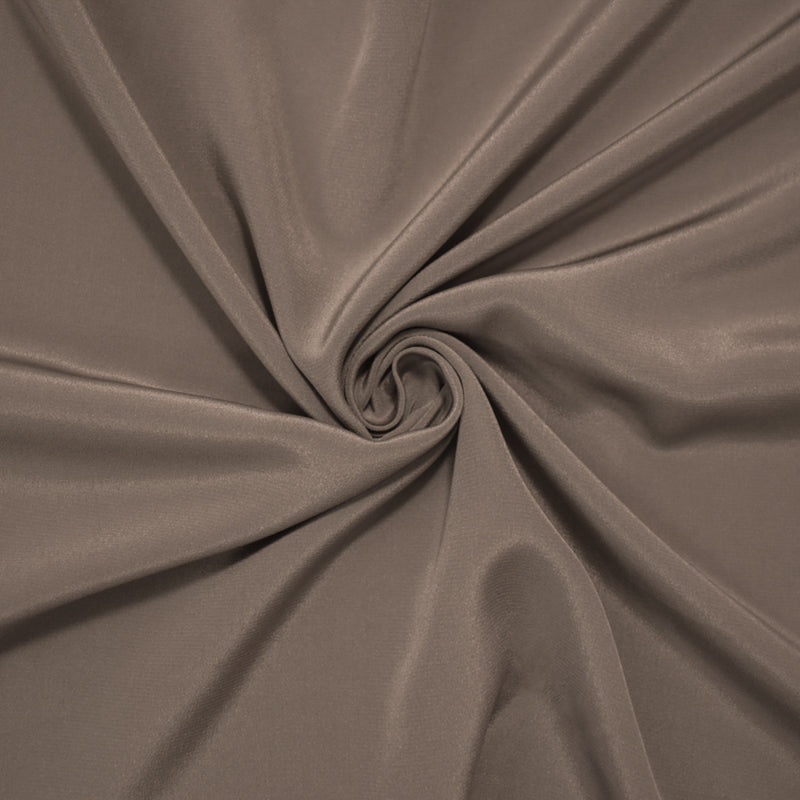 Gray Silk Famous Designer Satin Woven Fabric