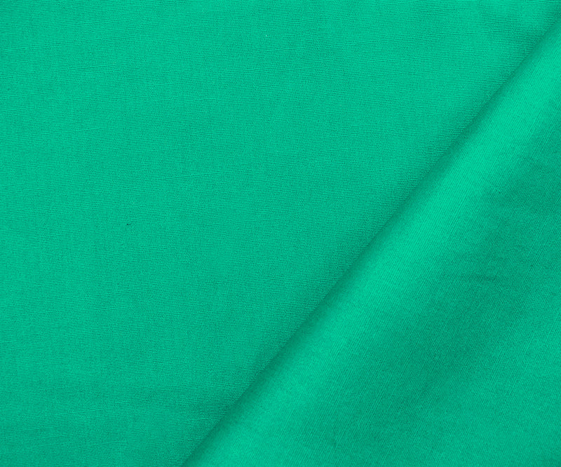 Green Ivory Cotton Solid Stretch Spandex Poplin Woven Fabric