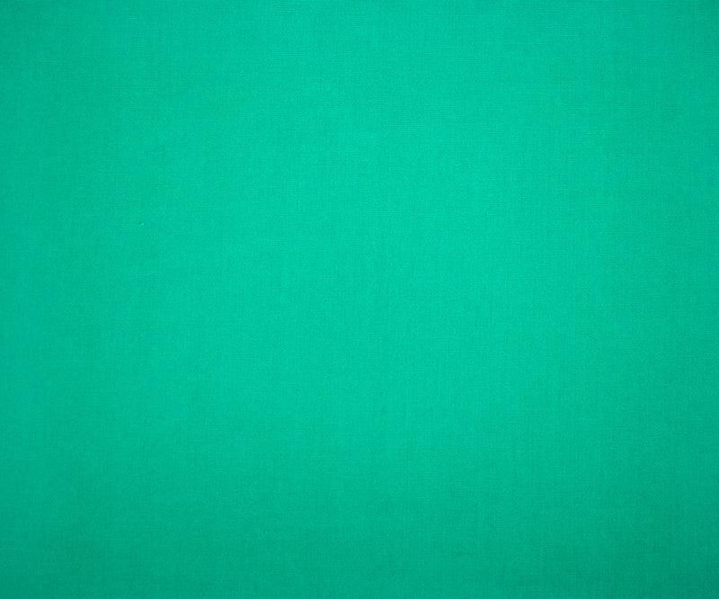 Green Ivory Cotton Solid Stretch Spandex Poplin Woven Fabric