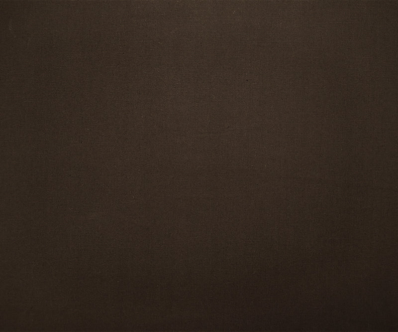 Brown Cotton Solid Stretch Spandex Poplin Woven Fabric