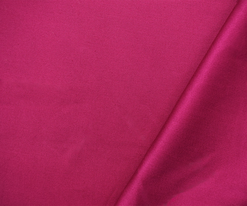 Fuchsia Pink Cotton Solid Sateen Woven Fabric