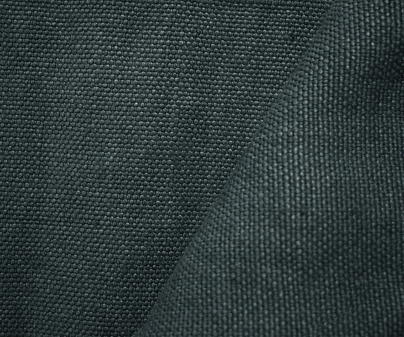 Charcoal Gray Moygashel Washed Irish Linen Solid Home Decorating Fabric