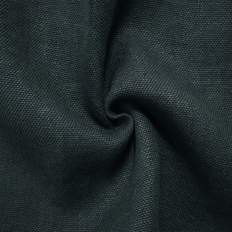 Charcoal Gray Moygashel Washed Irish Linen Solid Home Decorating Fabric