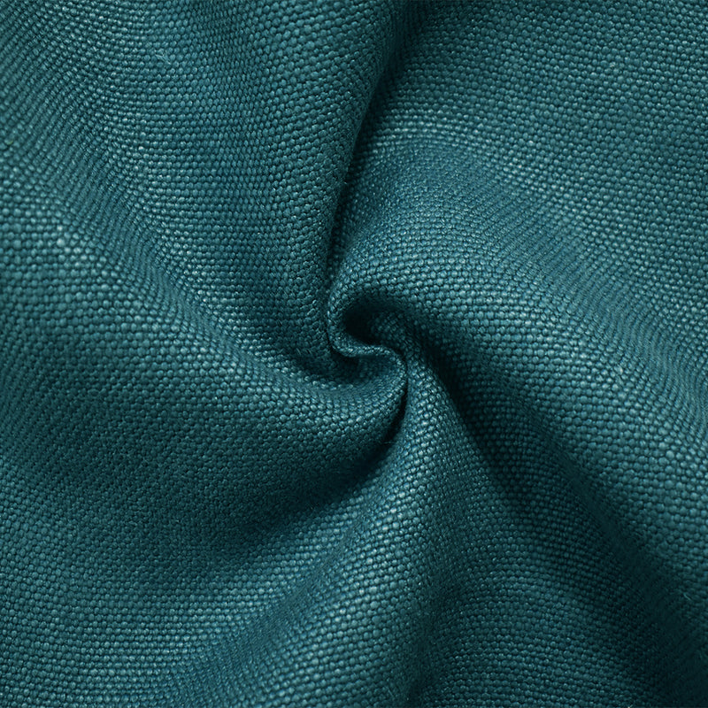 Teal Moygashel Washed Irish Linen Solid Woven Home Decorating Fabric