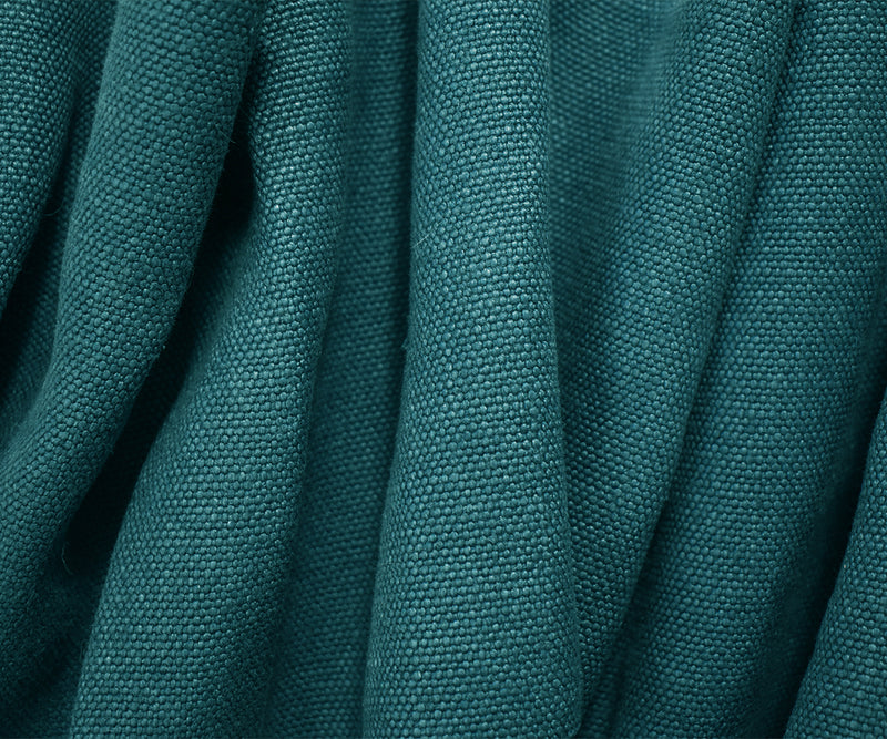 Teal Moygashel Washed Irish Linen Solid Woven Home Decorating Fabric