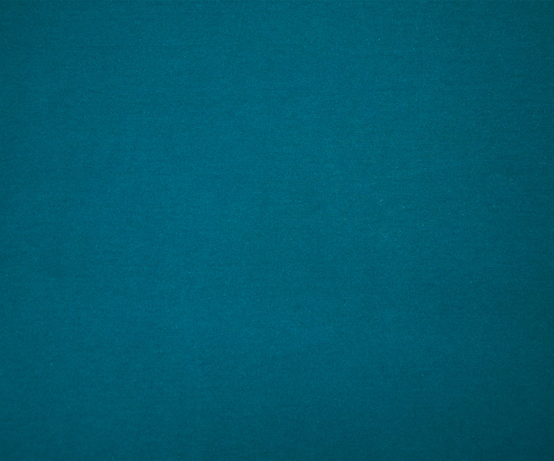 Peacock Blue Solid Cotton Spandex Knit Fabric - 10 oz - Reorderable