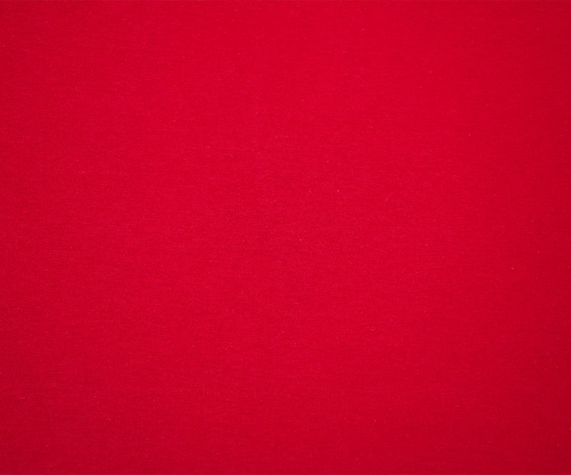 True Red Solid Cotton Spandex Knit Fabric - 10 oz - Reorderable