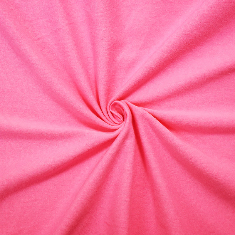 Persian Pink Solid Cotton Spandex Knit Fabric - 10 oz - Reorderable