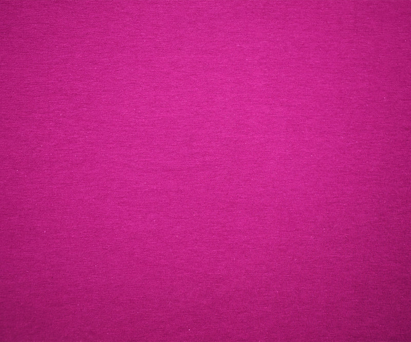 Dark Magenta Solid Cotton Spandex Knit Fabric - 10 oz - Reorderable