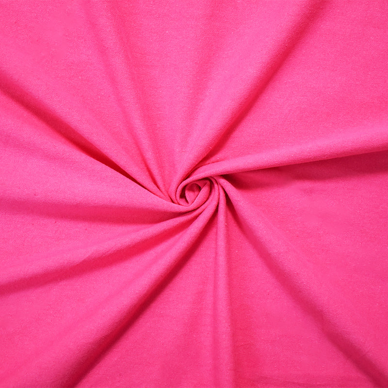 Vivacious Pink Solid Cotton Spandex Knit Fabric - 10 oz - Reorderable