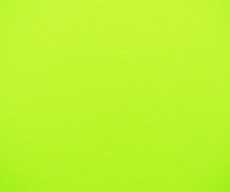 Neon Heather Yellow Solid Cotton Spandex Knit Fabric - 10 oz - Reorderable