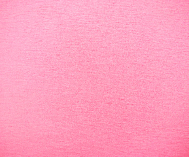 Pink Polyester Air Flow CEY Crepe Solid Woven Fabric