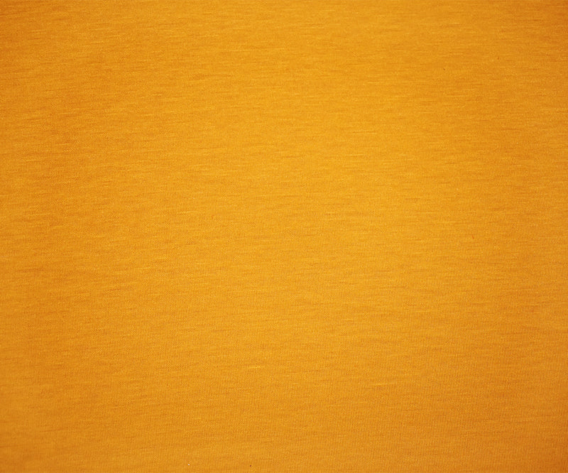 Mustard Yellow Poly Stretch Spandex Slub Jersey Knit Fabric
