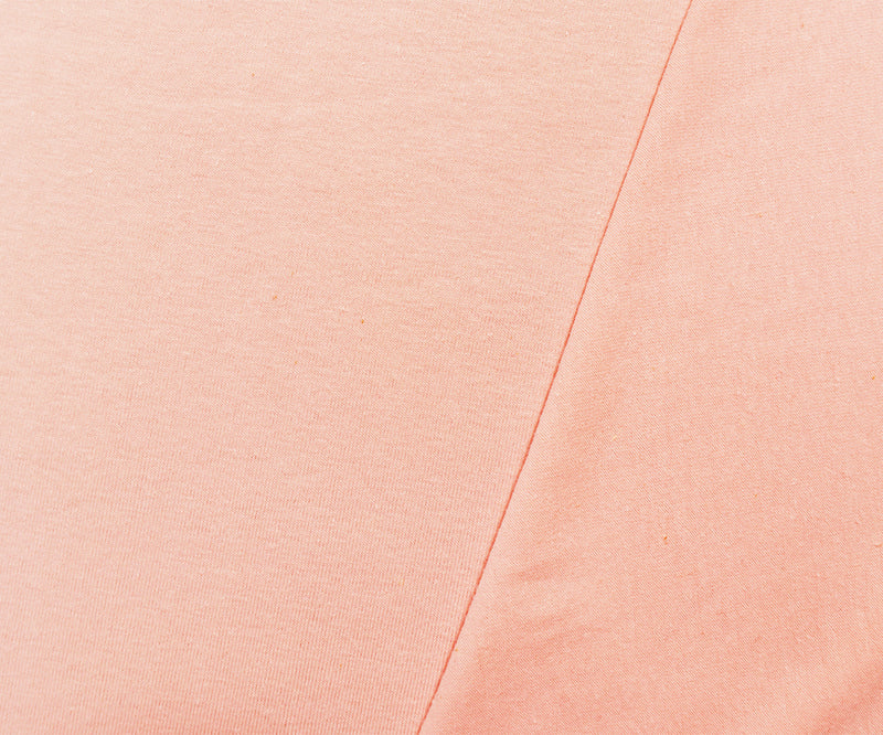 Light Orange Cotton Solid Stretch Spandex Jersey Knit Fabric