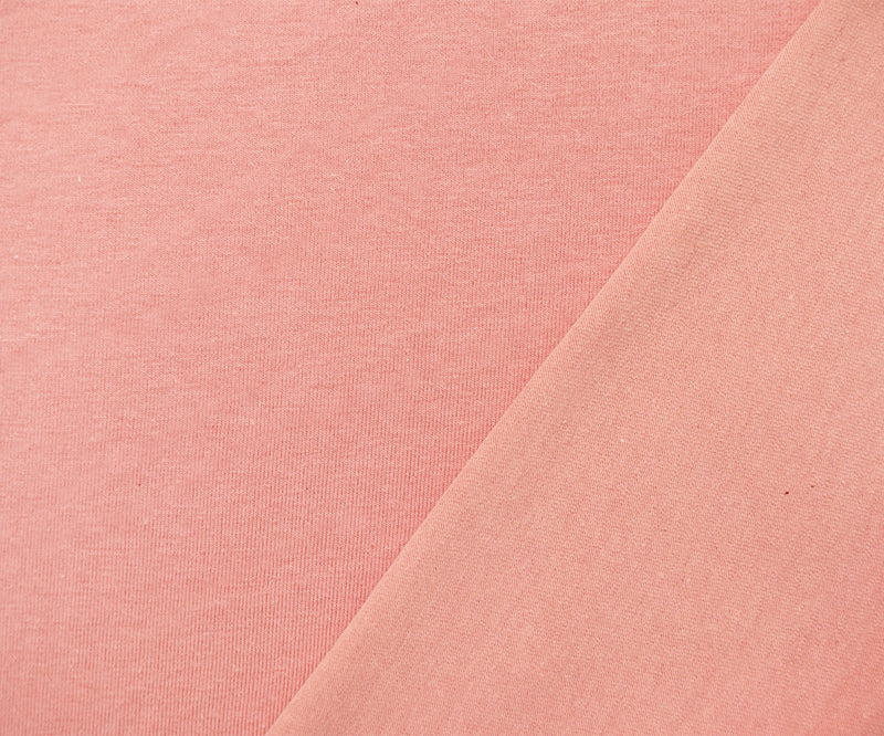 Pink Cotton Solid Stretch Spandex Jersey Knit Fabric