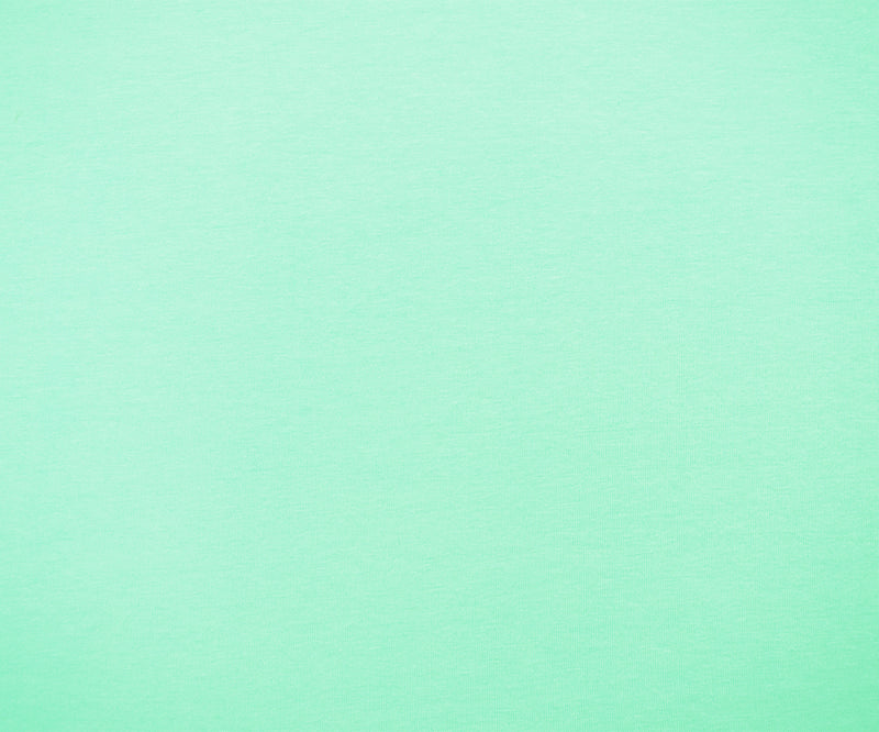 Light Teal Cotton Solid Stretch Spandex Jersey Knit Fabric