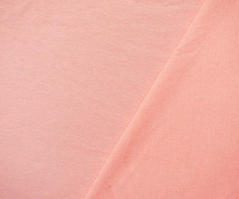 Pastel Orange Cotton Solid Stretch Spandex Jersey Knit Fabric