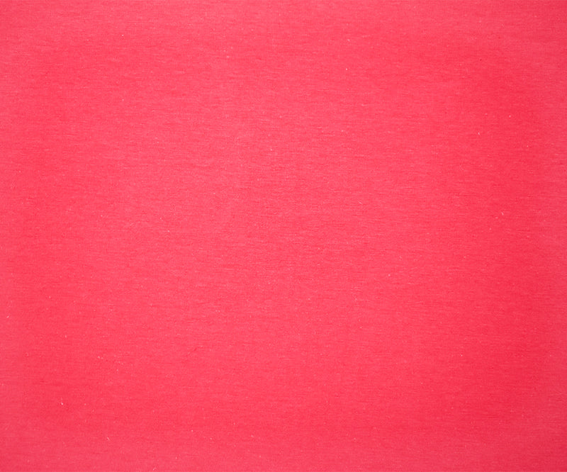 Red Cotton Solid Stretch Spandex Jersey Knit Fabric