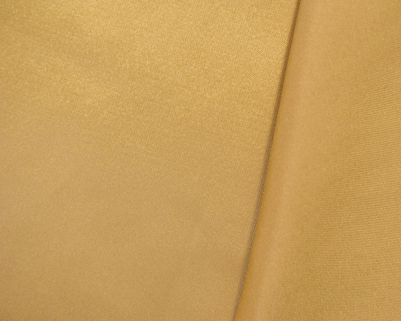 Yellow Polyester Stretch Lamour Satin Woven Fabric