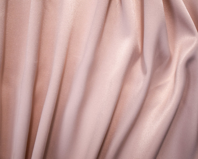 Pink Polyester Stretch Lamour Satin Woven Fabric