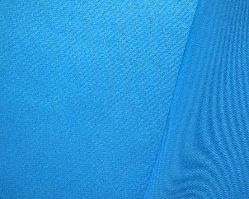 Peacock Blue Polyester Stretch Lamour Satin Woven Fabric