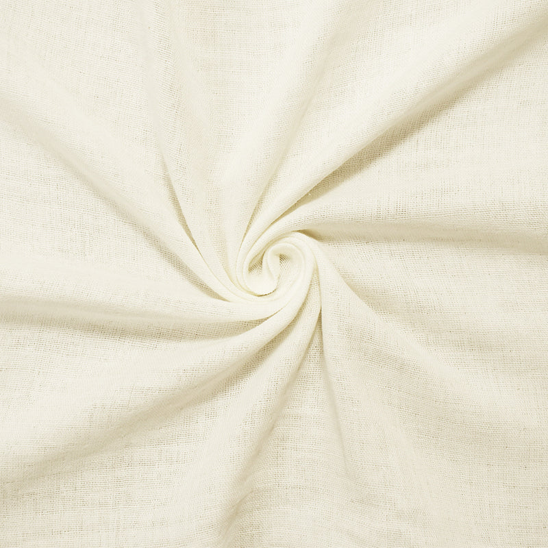 White Cotton Double Gauze Woven Fabric