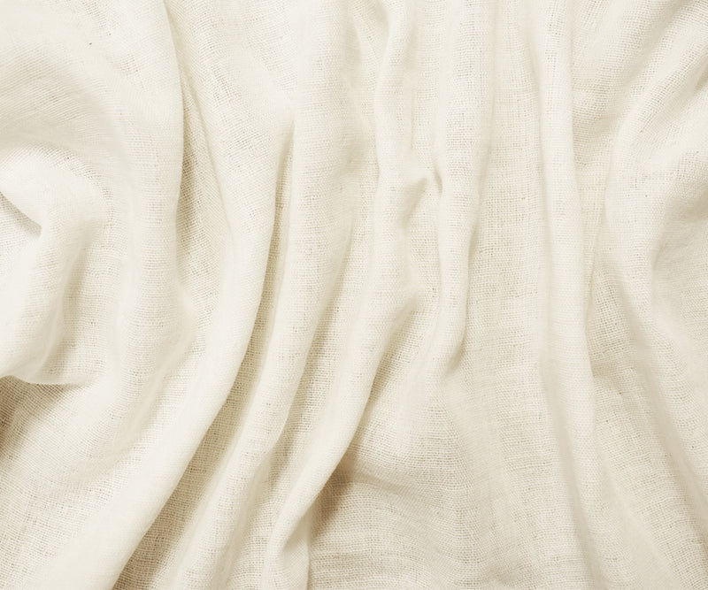 White Cotton Double Gauze Woven Fabric
