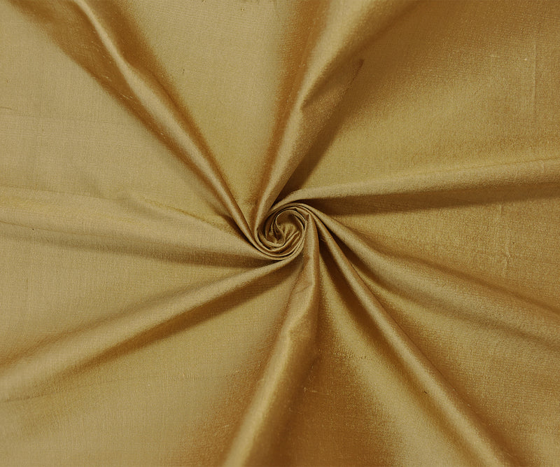 Beige-Brown Silk Iridescent Dupioni Woven Fabric