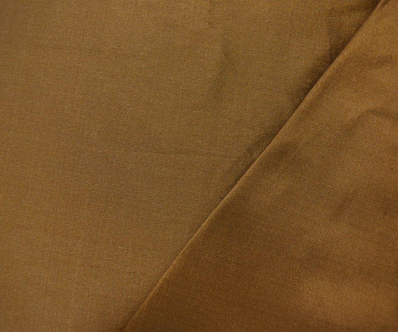 Brown Silk Iridescent Shantung Woven Fabric