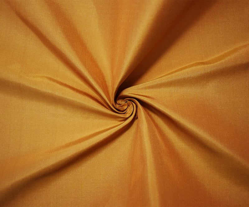 Yellow-Orange Silk Iridescent Shantung Woven Fabric