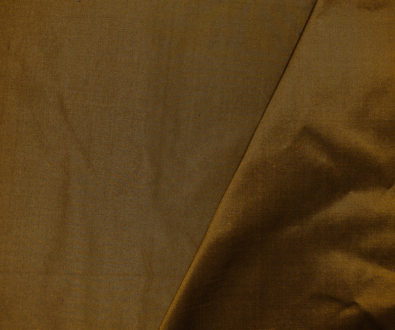 Brown-Black Silk Iridescent Shantung Woven Fabric