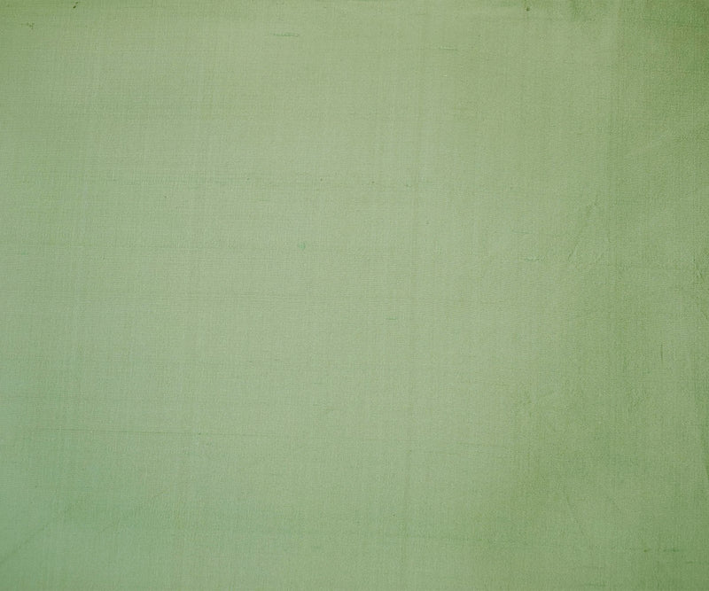 Pastel Green-Taupe Silk Iridescent Dupioni Woven Fabric