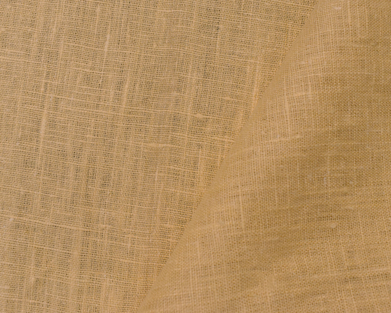 Natural Beige Linen Cross Hatch Slub Solid Woven Fabric