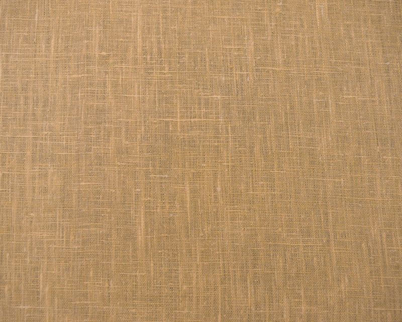 Natural Beige Linen Cross Hatch Slub Solid Woven Fabric
