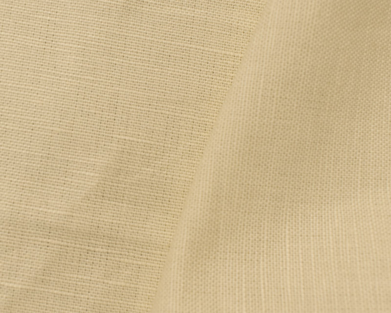 Beige Linen Slub Solid Canvas Woven Fabric