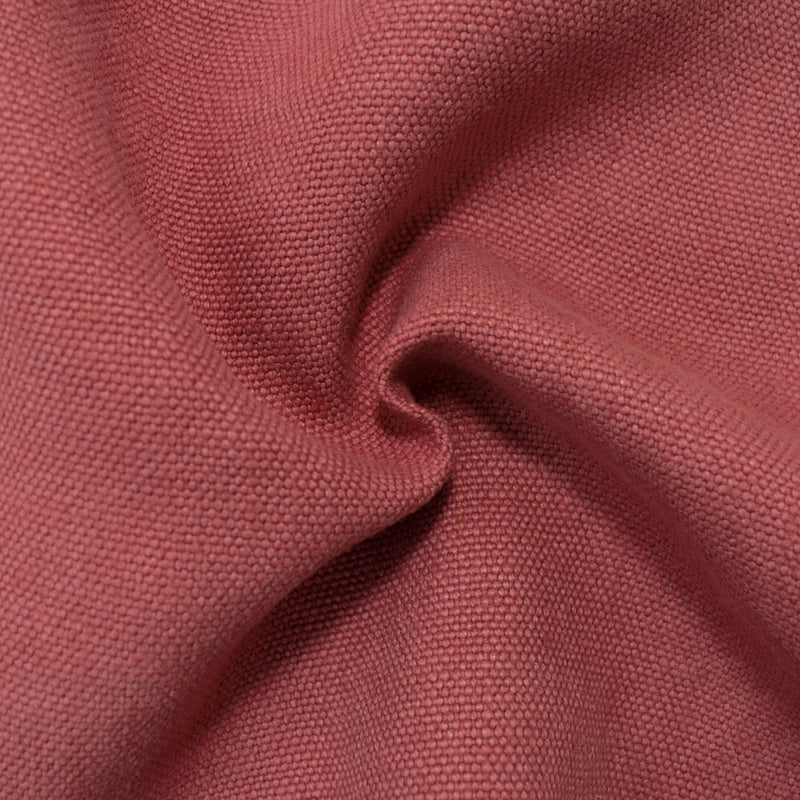 Red Washed Irish Linen Moygashel Slub Solid Canvas Woven Fabric