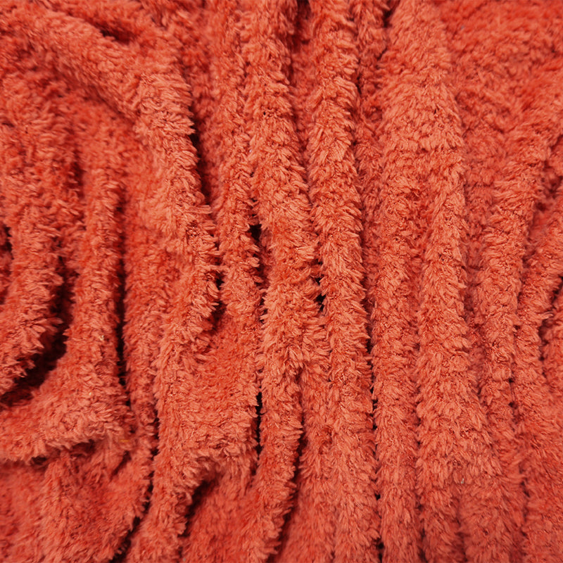 Orange Poly Spandex Stretch Solid Sweater Knit Fabric