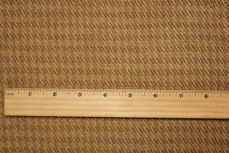 Brown Beige Washed Linen Houndstooth Home Decorating Fabric
