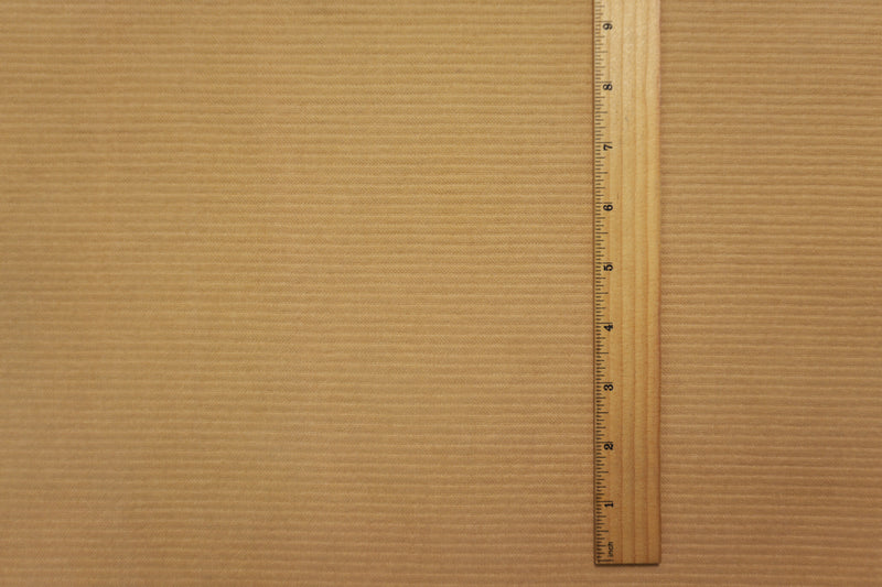 Tan Beige Cotton Brushed Face Ottoman Home Decorating Fabric