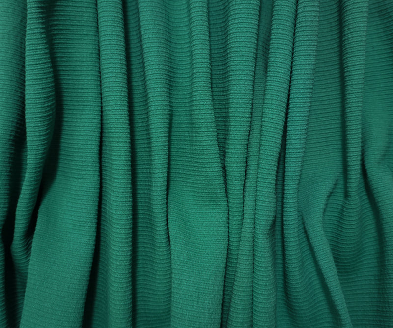 Green Cotton Textured Ottoman Woven Home Decor Fabric