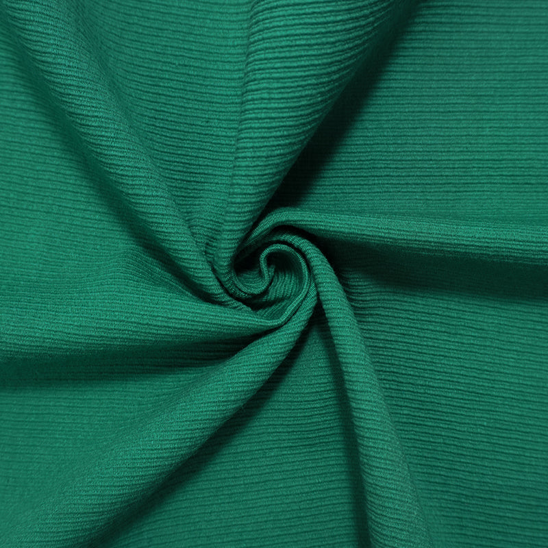 Green Cotton Textured Ottoman Woven Home Decor Fabric