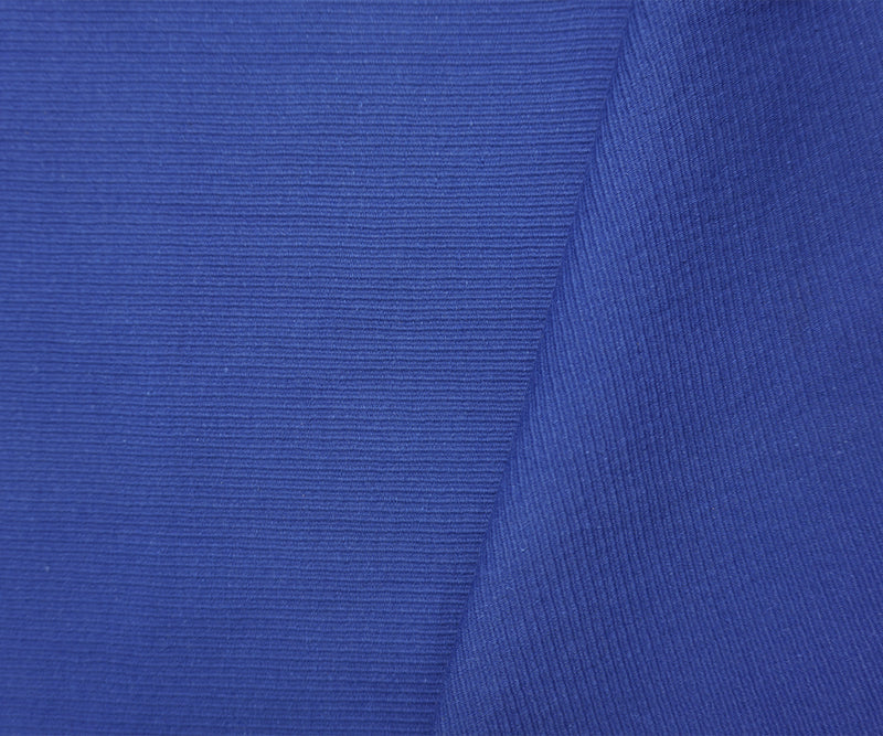 Cobalt Blue Cotton Textured Ottoman Woven Home Decorating Fabric