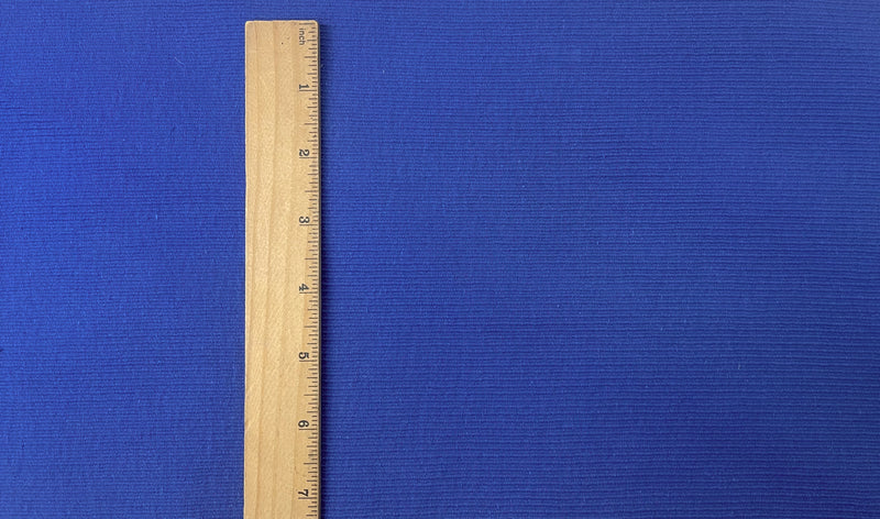 Cobalt Blue Cotton Textured Ottoman Woven Home Decorating Fabric