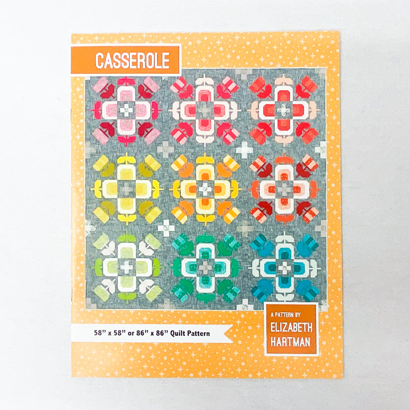 Boundless Casserole Quilt Kit by Elizabeth Hartman - includes Pattern, binding, and fabrics for the top - 14 1/2 yards