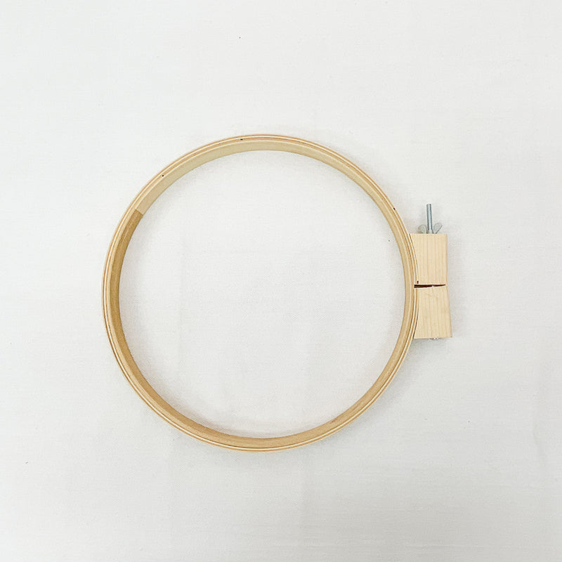 Darice Quilting-Slow Mindful Stitching-Embroidery Hoop 10" Wood Round 1 pc