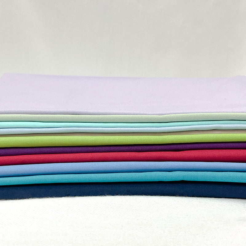 Boundless Coordinated Stash Builder Bundle - Lancaster Square - various solid fabric 16 3/4 yards total