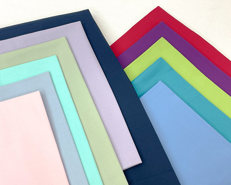 Boundless Coordinated Stash Builder Bundle - Lancaster Square - various solid fabric 16 3/4 yards total