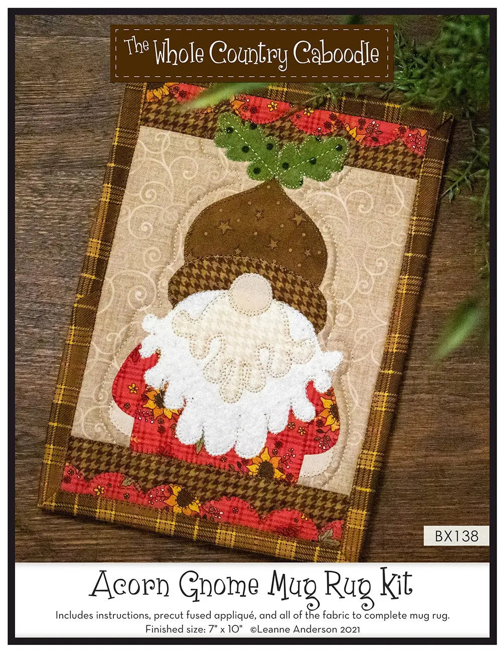 Acorn Gnome Mug Rug Kit — Fabric Depot