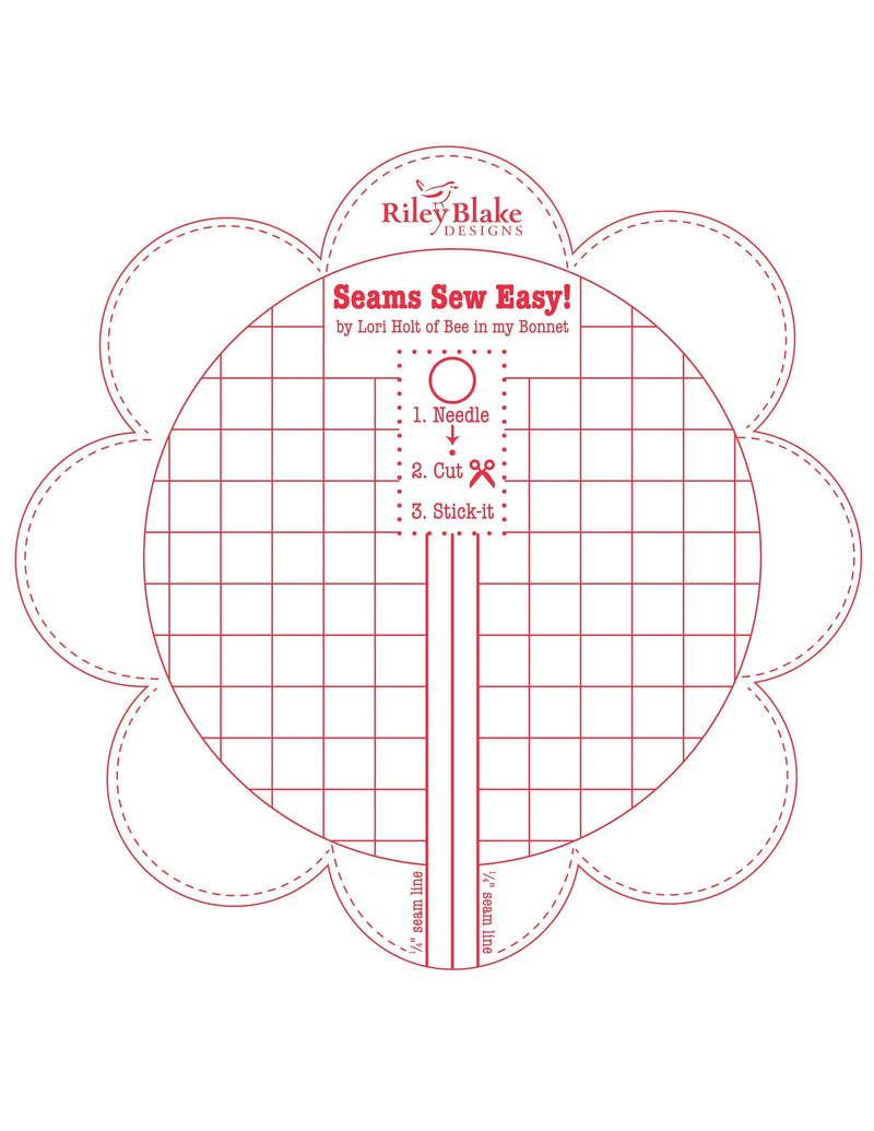 Bee In My Bonnet Seam Guide Color Red